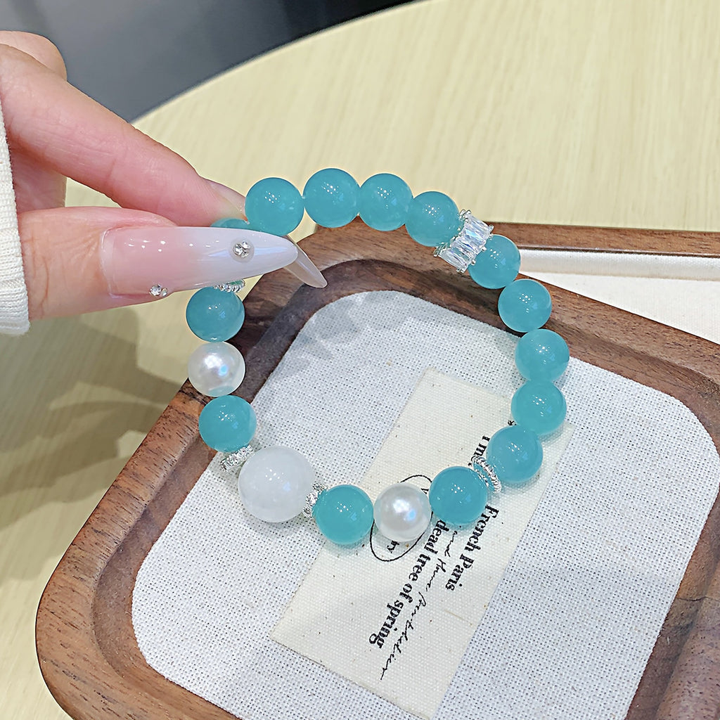 Amazonite Bracelet with Beads Natural Crystal Bracelet Jewelry Wholesale Factory for Artificial Bracelets Natural Crystal Loose Beads