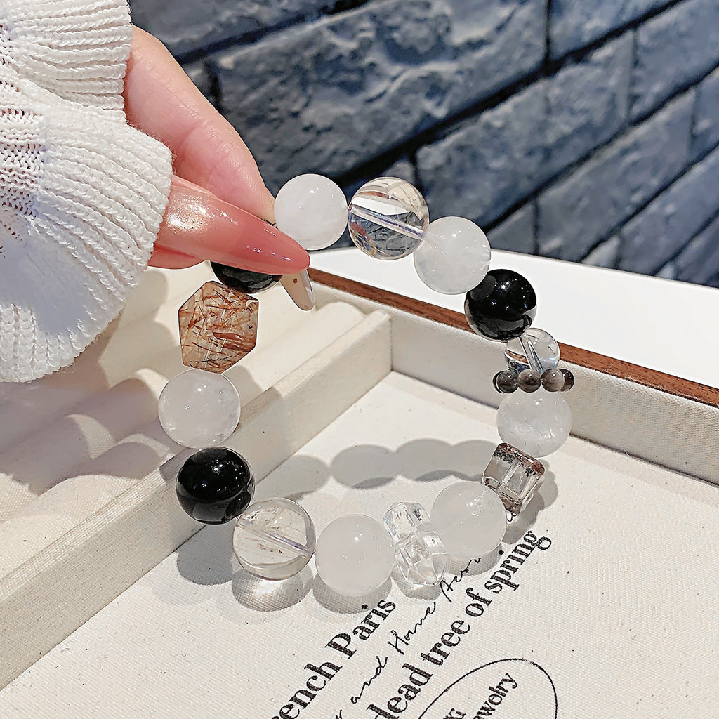 White Ghost Bracelet diy Crystal Hand Jewelry Wholesale Natural Crystal Bracelet Hot-Selling Jewelry Jewelry Bracelet String