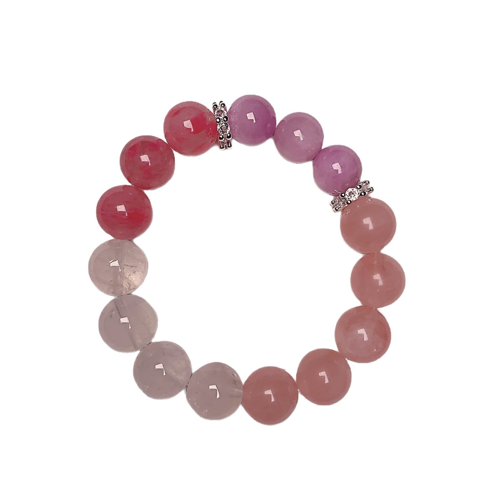 Manufacturer Natural Pink Crystal Bracelet Madagascar Pink Crystal Bracelet Lucky Peach Blossom Birthday Gift Bracelet