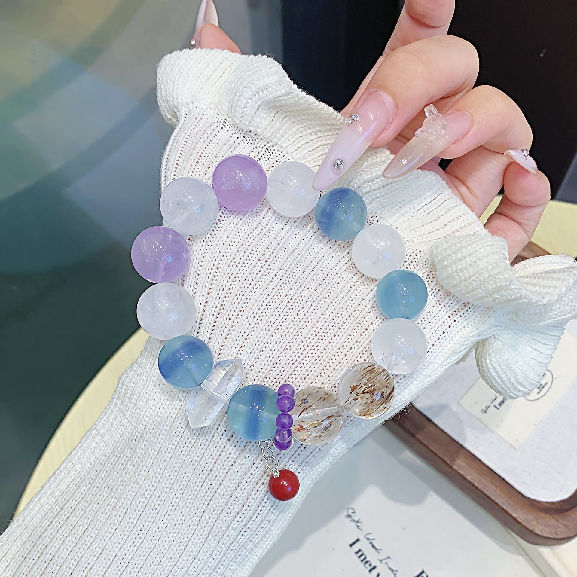 Original Design Amethyst Bracelet diy Natural Crystal Bracelet Wholesale Factory Transshipment Bracelet Jewelry Bracelet