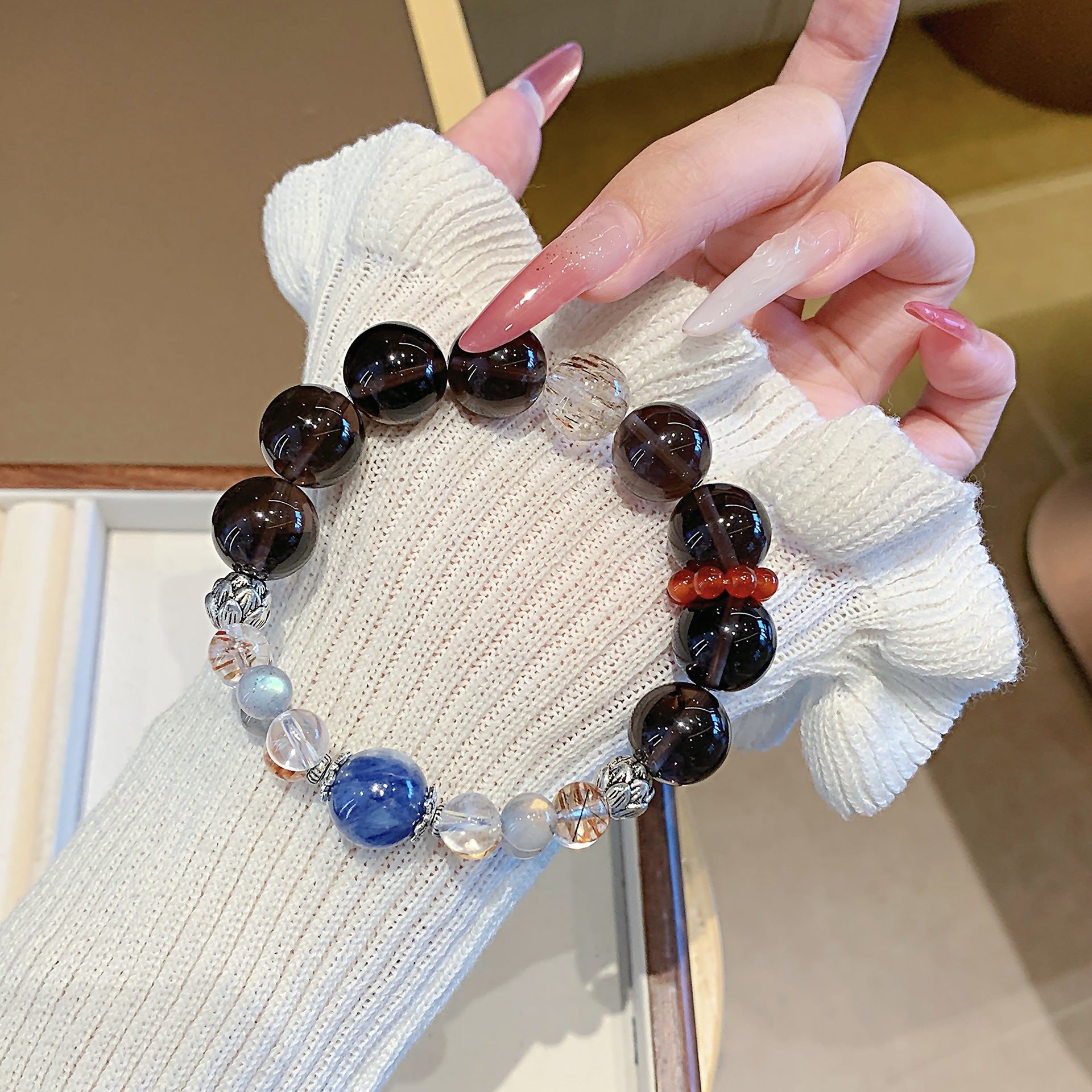 Natural Crystal Bracelet Original Crystal Bracelet bring in wealth and treasure Design New Style Hot-Selling Hand Jewelry diy Crystal Beads