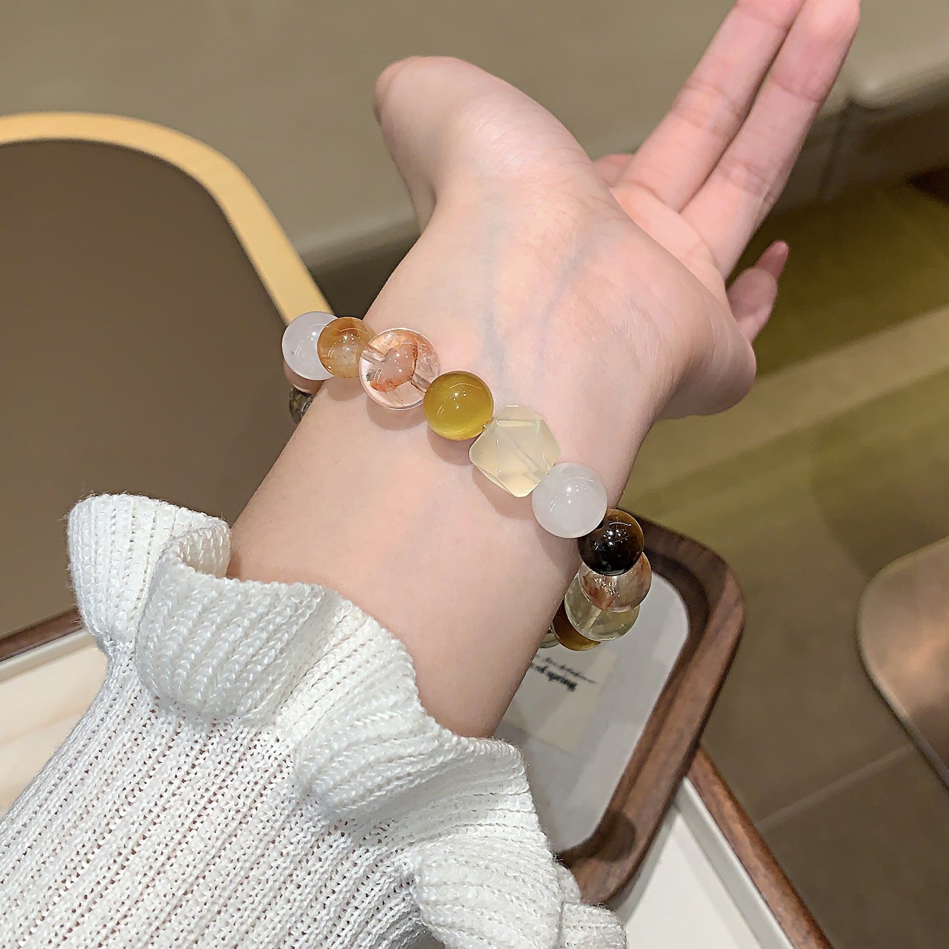 Natural Crystal Bracelet Jewelry Original design crystal bracelet with a high-end feel Crystal Bracelet diy Crystal Bracelet