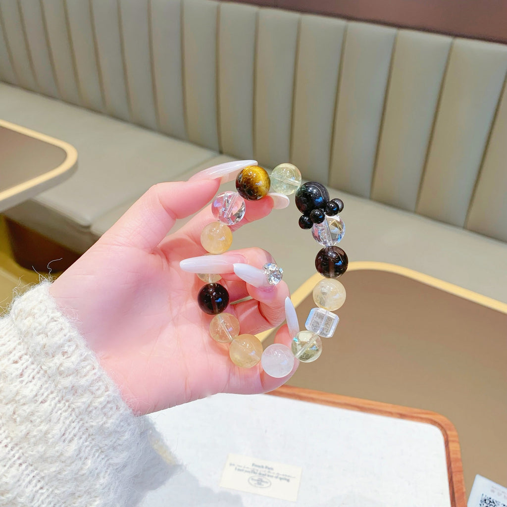 Manufacturer Wholesale Natural Crystal Chain Citrine DIY Design Bracelet Xiaohongshu same style Handmade Original Bracelet