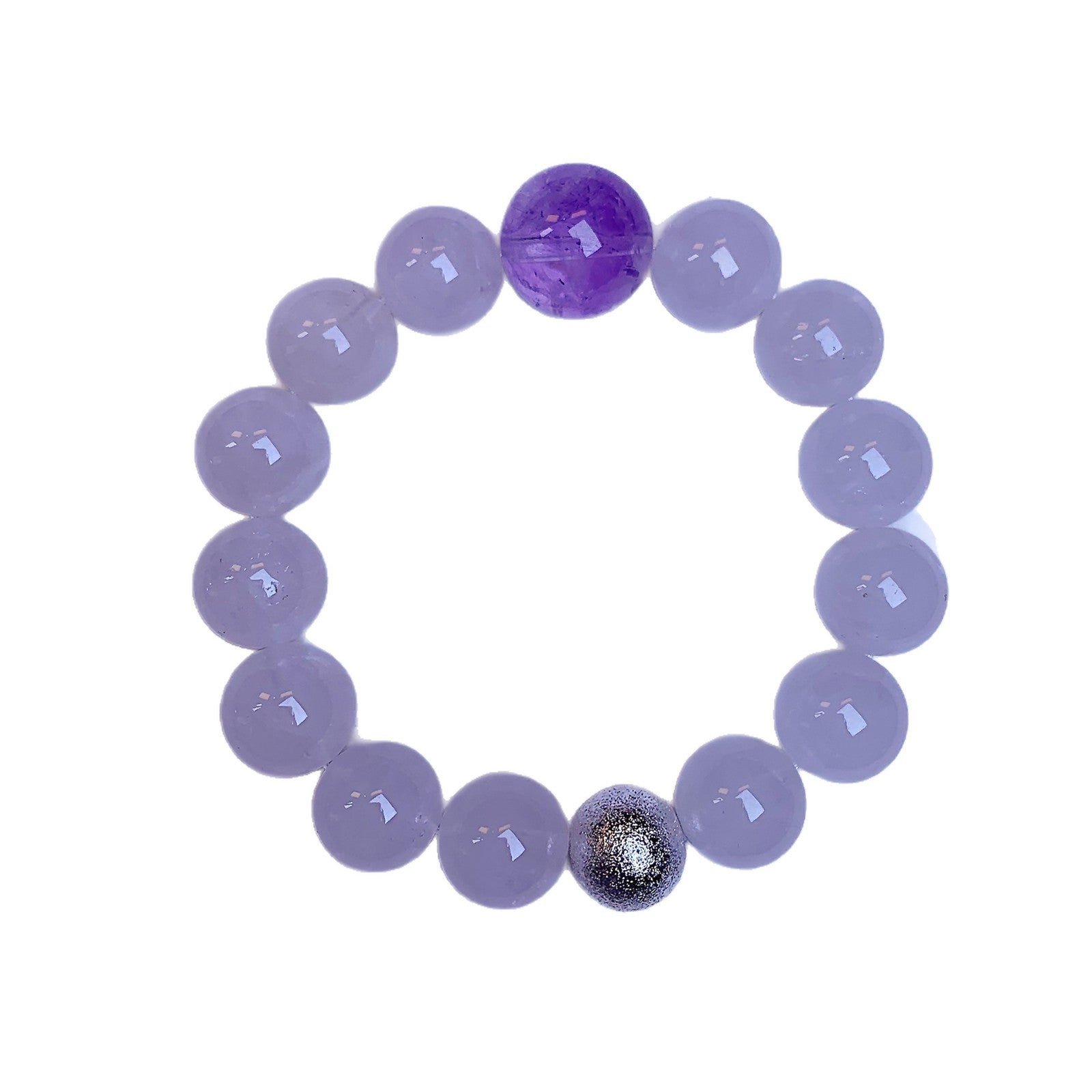 Natural Crystal Bracelet Hot-Selling Jewelry Handmade Beaded Bracelet diy Original Design Bracelet White Ghost Bracelet