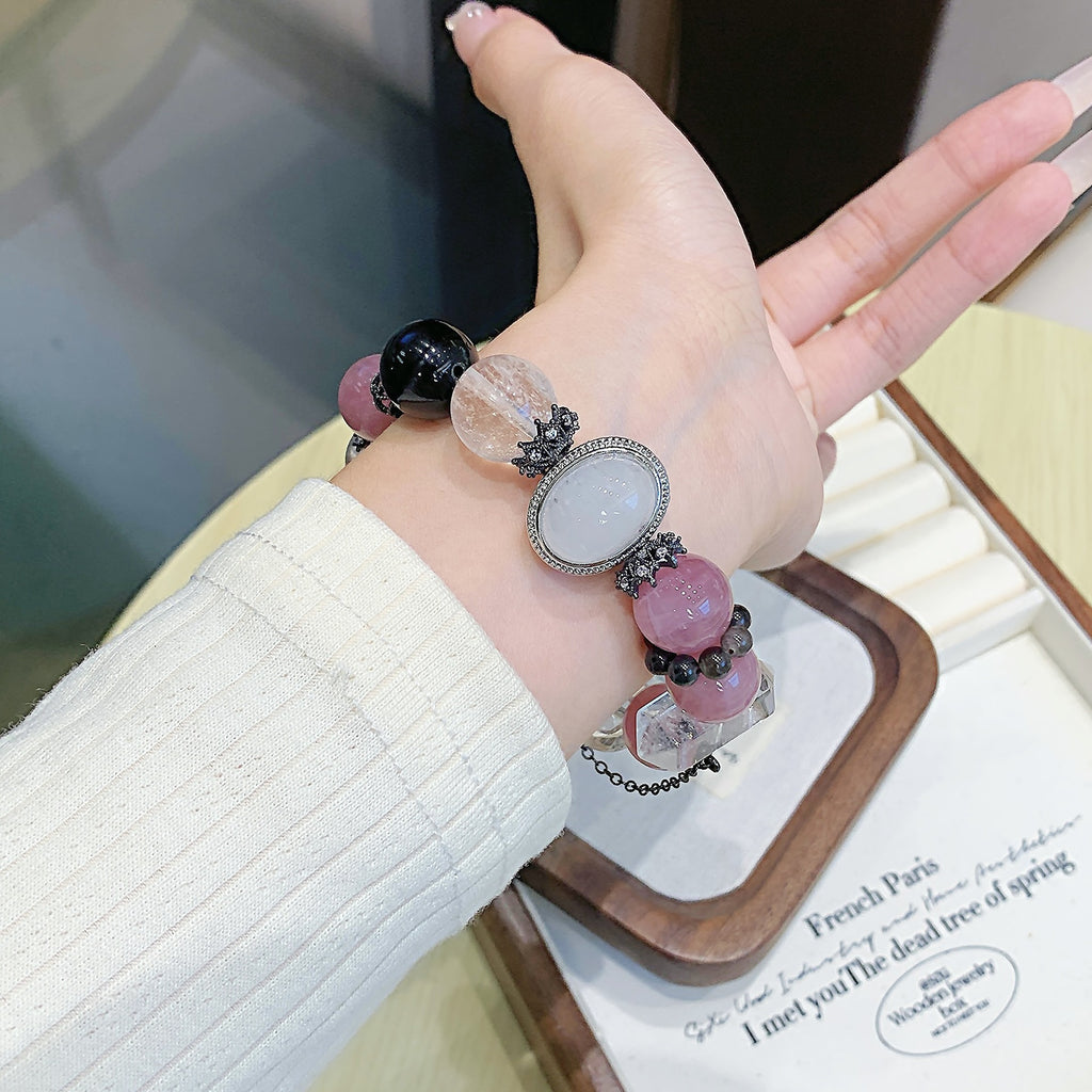 Factory Wholesale White Crystal Bracelet Natural white crystal bracelet Valentine's Day gift White Crystal Bracelet with a Sense of Sophistication