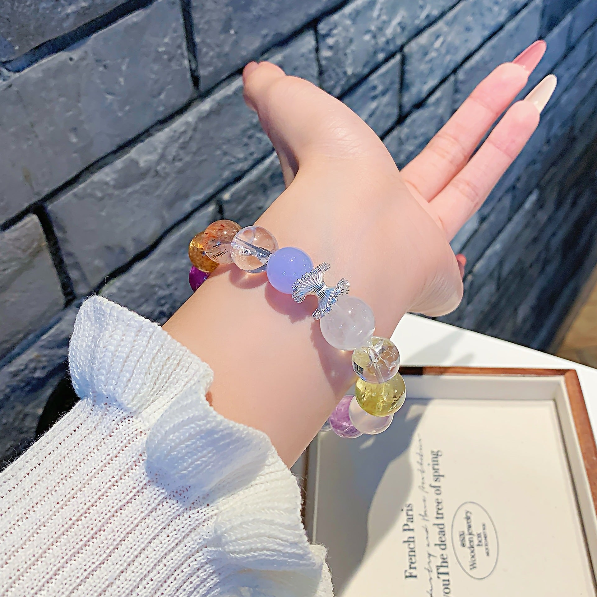 Multi-Gemstone Crystal Bracelet diy Crystal Chain Wholesale Natural Crystal Bracelet Hot-Selling Jewelry Crystal Bracelet Manufacturer