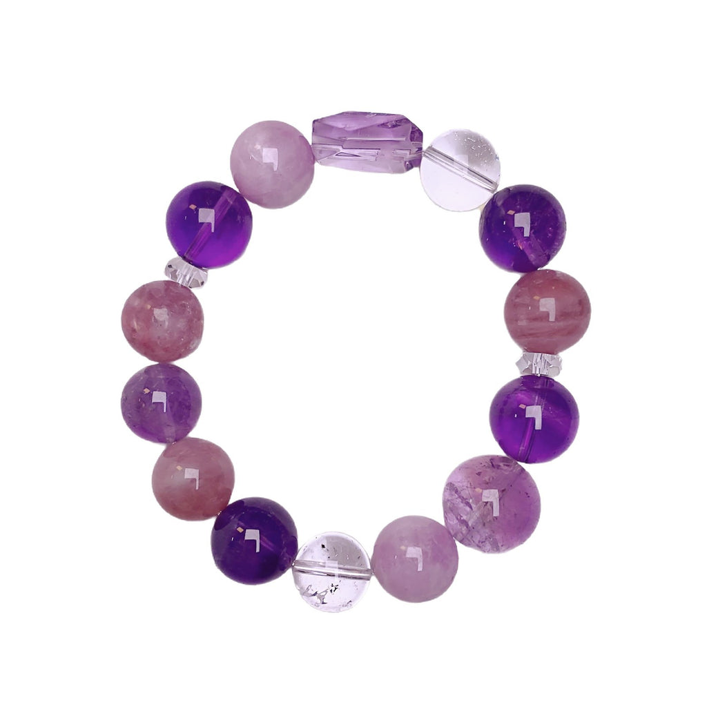 Original Design Crystal Bracelet diy High-end Natural Crystal Bracelet Hot-Selling Hand Jewelry Amethyst Bracelet