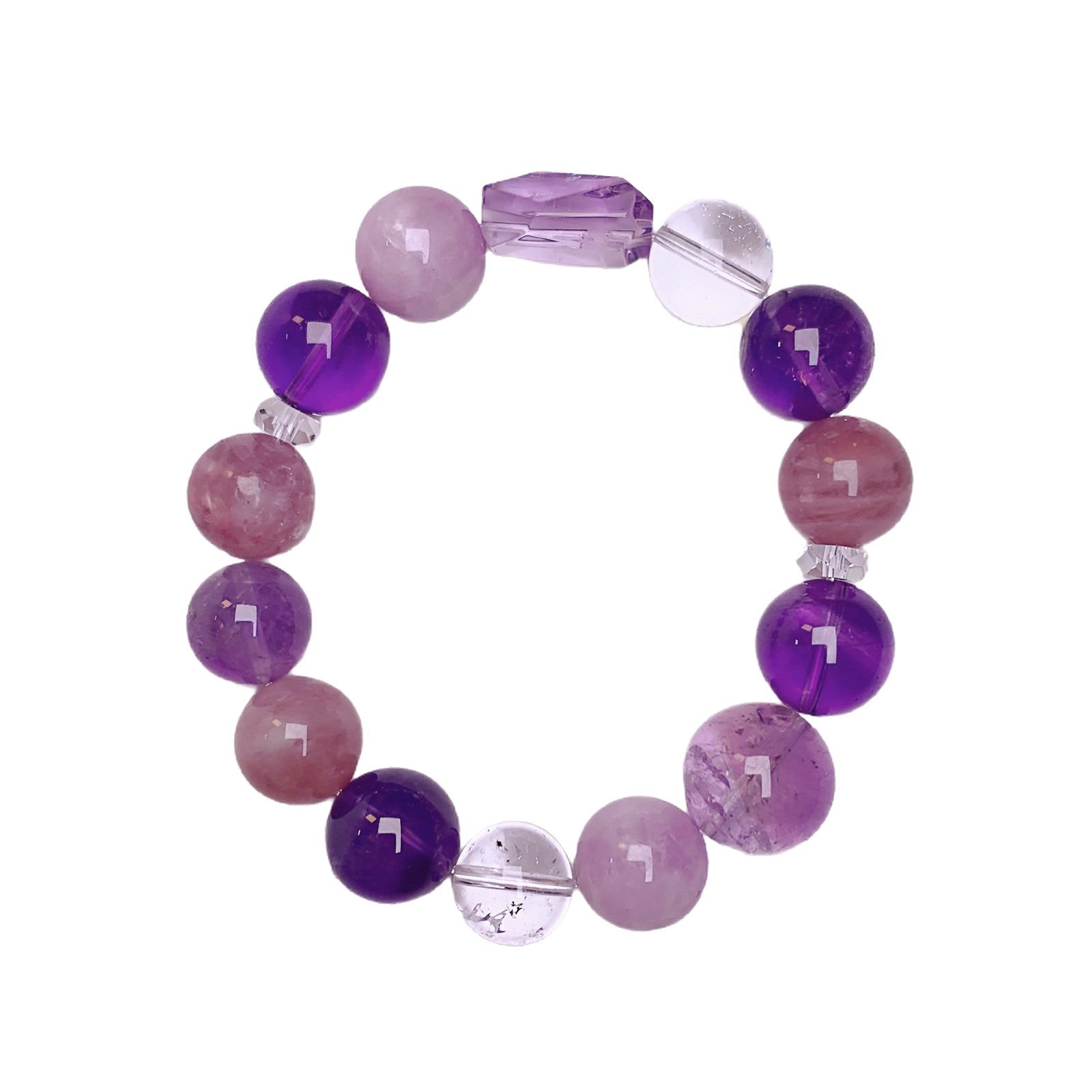 Original Design Crystal Bracelet diy High-end Natural Crystal Bracelet Hot-Selling Hand Jewelry Amethyst Bracelet