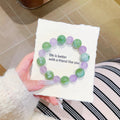 Natural Xiuyan Jade Versatile Bracelet Niche Design Bracelet Hand Jewelry String Xiu Jade Natural Crystal Bracelet Crystal Bracelet