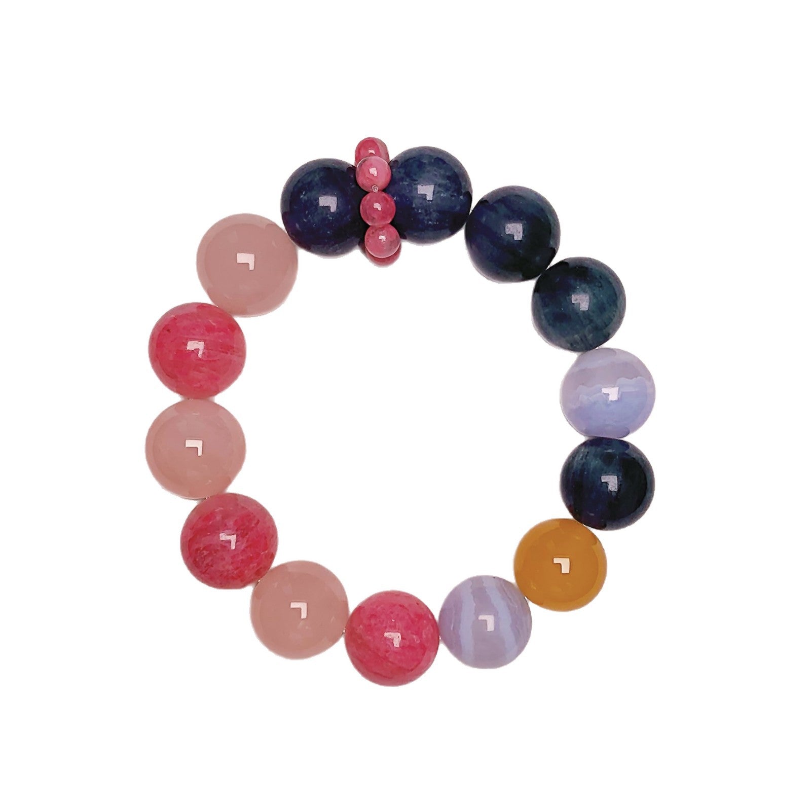 Natural Crystal Multi-Gem Bracelet Kyanite Pink Crystal White Ghost Original Design Bracelet Manufacturer Wholesale Bracelets