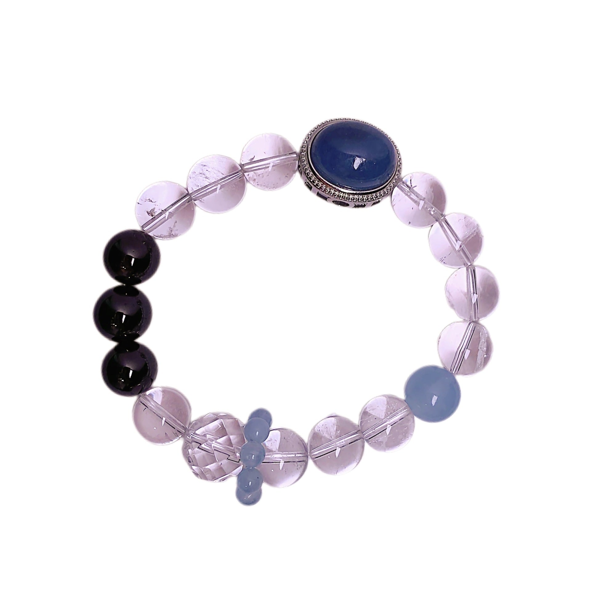 Natural White Crystal Bracelet Transparent Airy White Crystal Niche Design Simple Everyday Versatile Crystal Bracelet