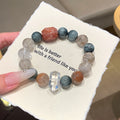 Original Design Eagle Eye Stone Crystal Multi-Gem Bracelet Light Luxury Niche Manufacturer Direct Wholesale Bracelets Crystal Bracelet