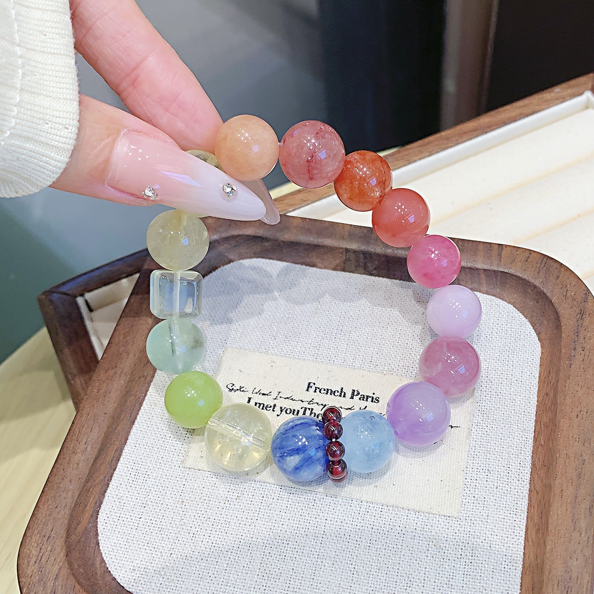 Factory wholesale natural amethyst bracelets Cross-border Direct Supply Hand Jewelry Bracelet Original Design Amethyst Jewelry Chain