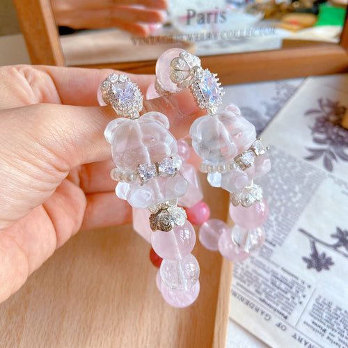 Cherry Blossom Bear LOVE-Cute Girl