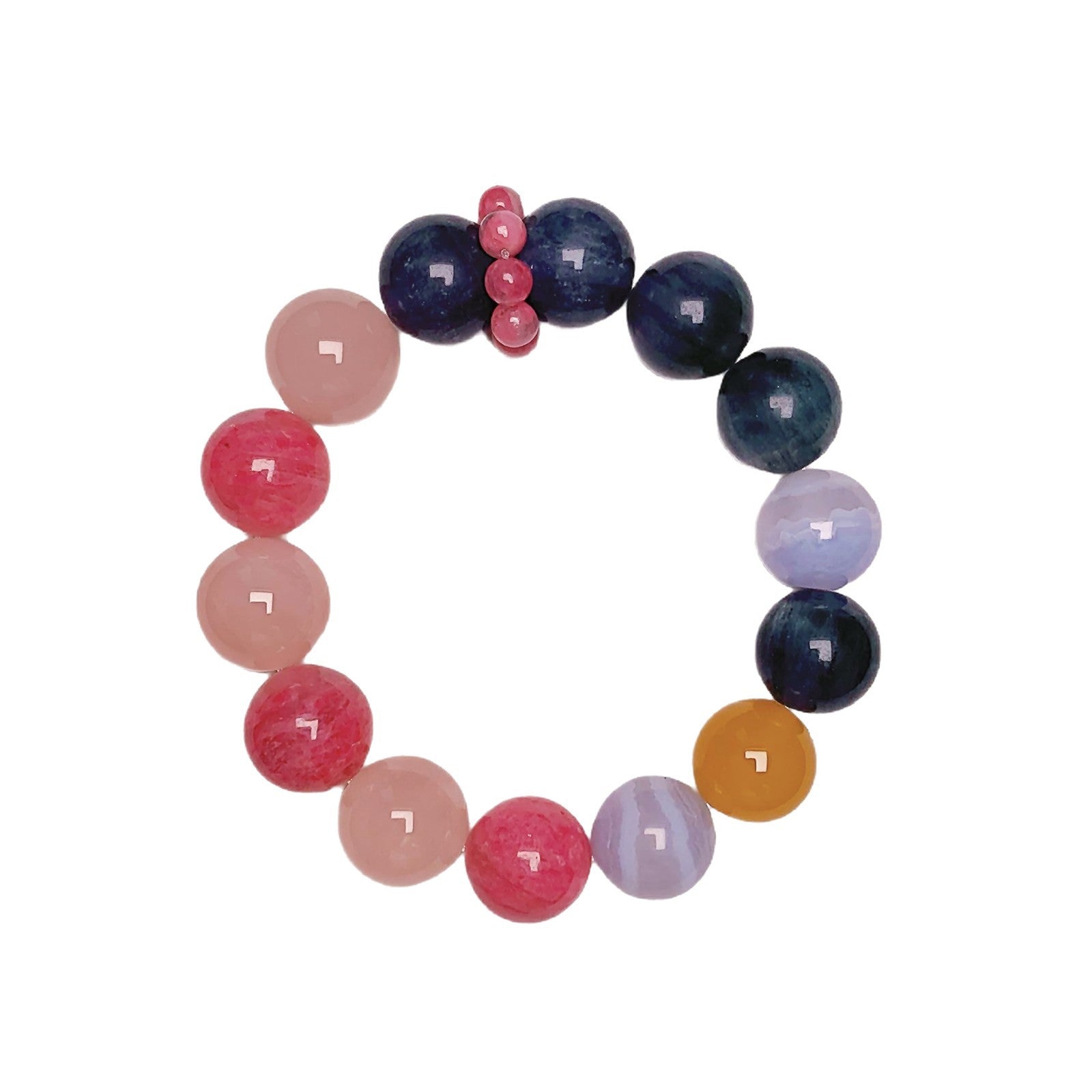 Natural Crystal Multi-Gem Bracelet Kyanite Pink Crystal White Ghost Original Design Bracelet Manufacturer Wholesale Bracelets