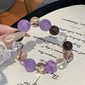 Nine Purple Fire Multi-Treasure Bracelet for Women Natural Amethyst Bracelet Design Gift Accessories New Crystal Bracelet