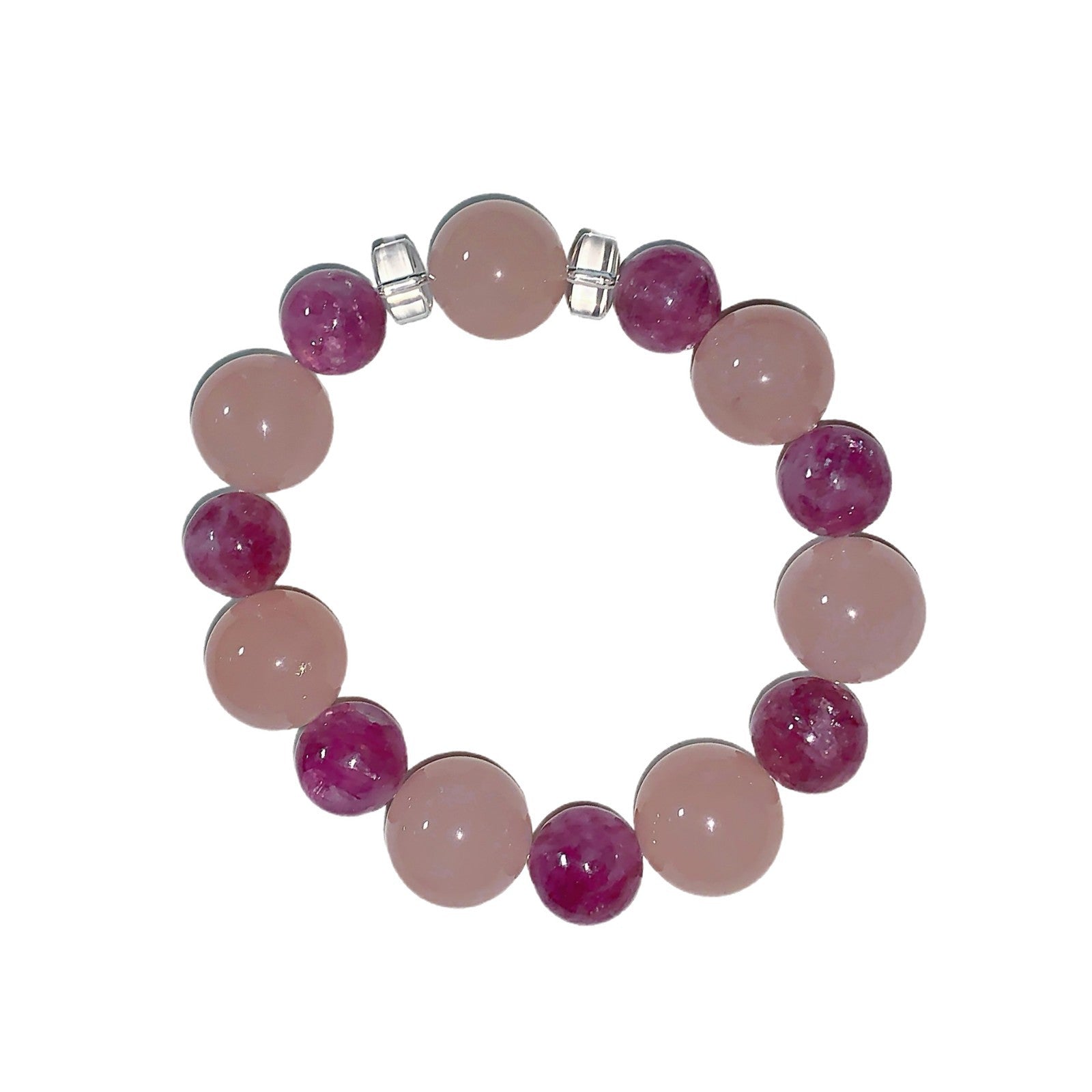 Natural Crystal Bracelet Jewelry Rose Quartz Jewelry Bracelet diy Winter New Hand Jewelry String Rose Quartz Bracelet