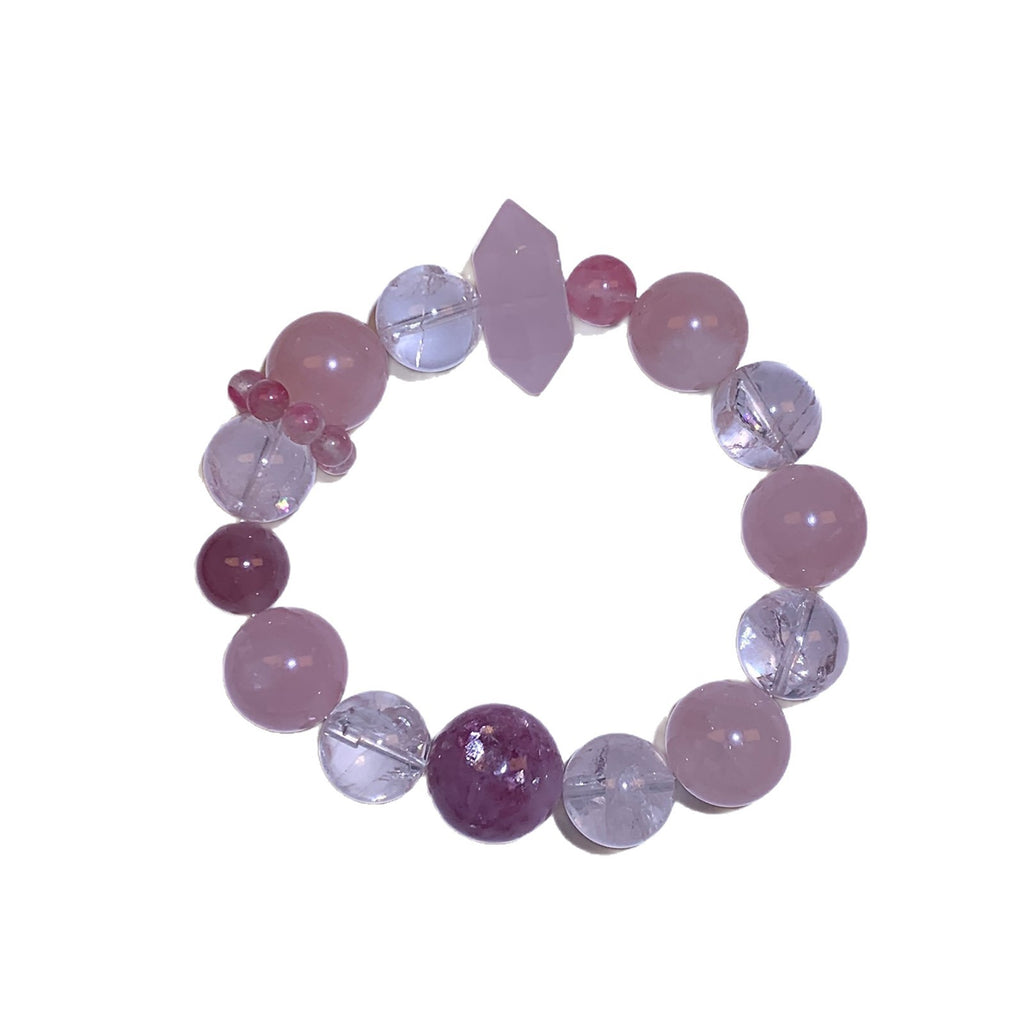 Natural Crystal Bracelet for Women Original design pink crystal fashion bracelet diy Hot-Selling Accessories Crystal Bracelet