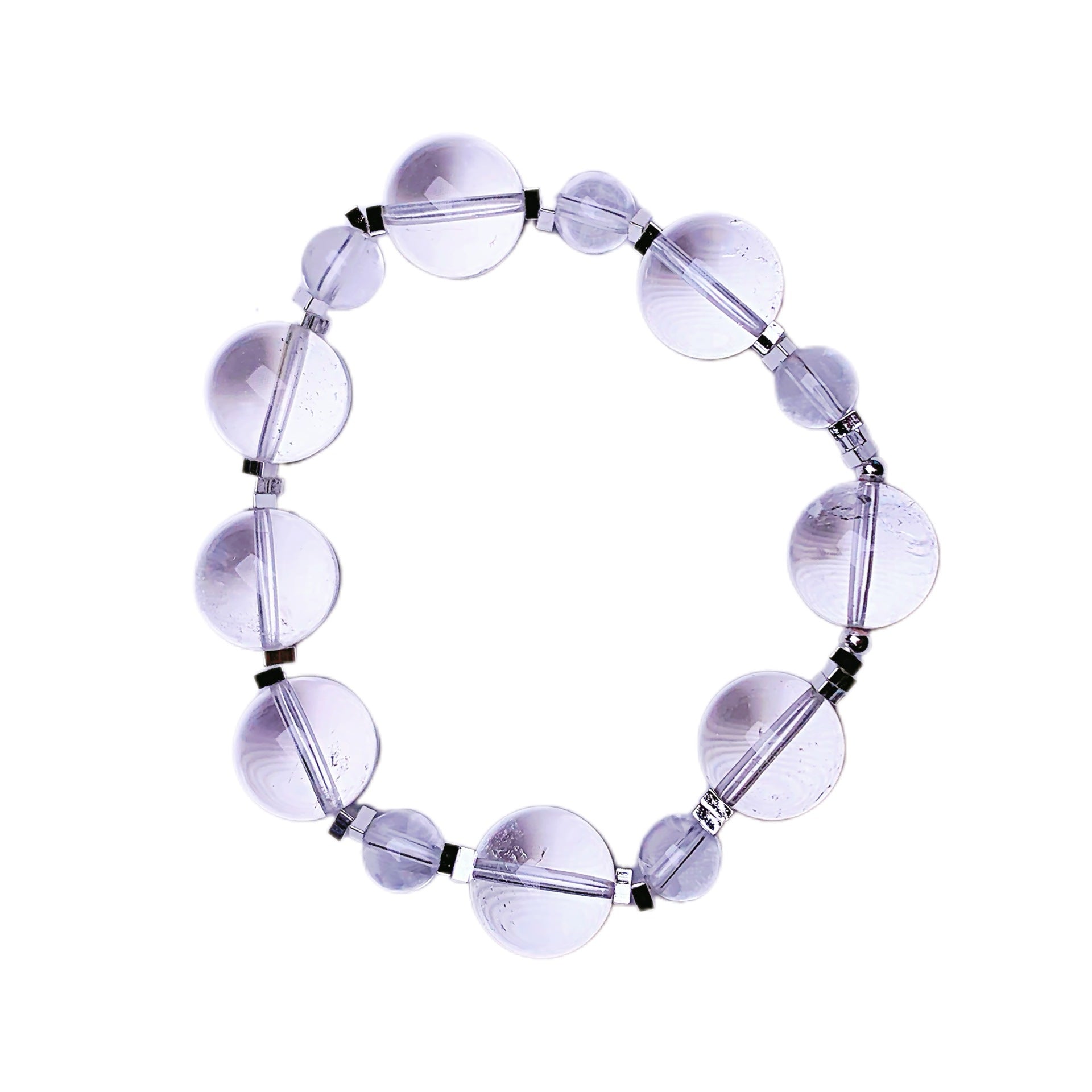 White Crystal Bracelet Handmade Bracelet Wholesale Natural Crystal Hot-Selling Jewelry Crystal Bracelet diy Custom Bracelet