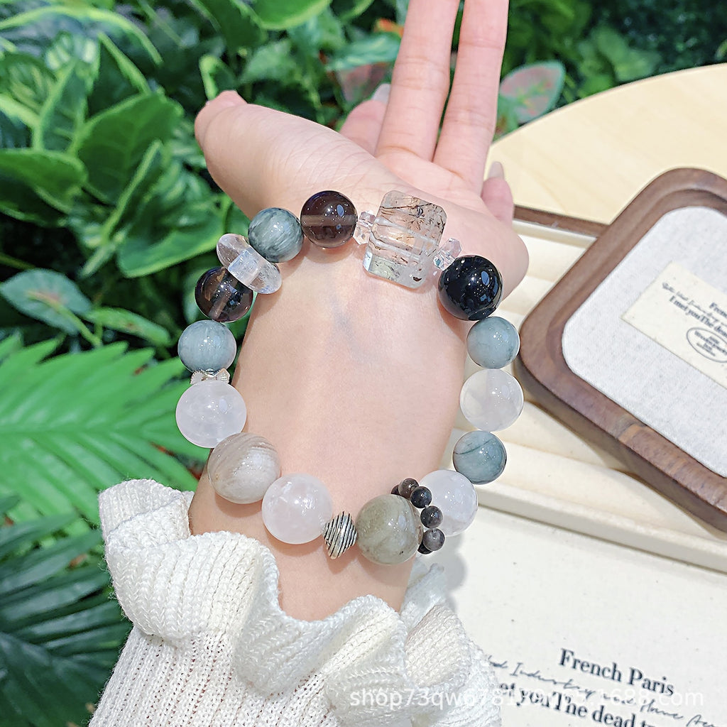 White Ghost Jewelry Crystal Bracelet Original Design Natural Crystal Bracelet diy Ketang Jewelry Crystal Wholesale