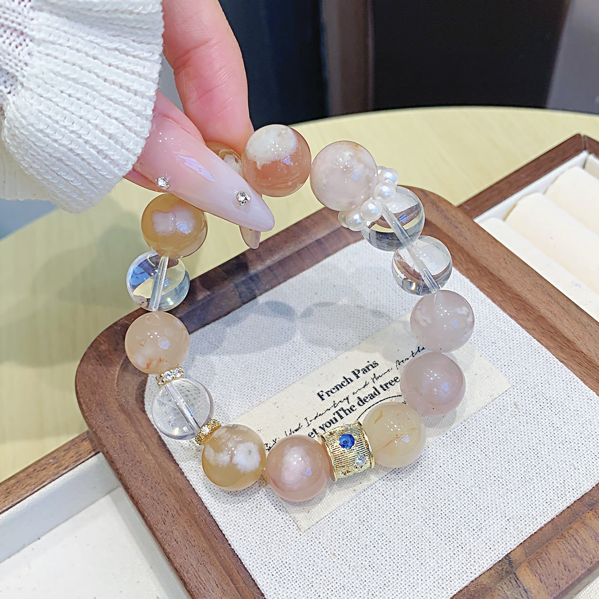 Original Design Crystal Bracelet White Crystal Bracelet Jewelry diy Factory Wholesale Crystal Bracelet Crystal Bracelet