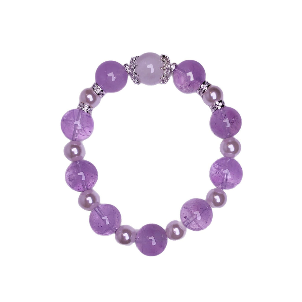 Natural Crystal Hand Jewelry White Ghost Matching Crystal Bracelet Hot-Selling Bracelet Jewelry diy Amethyst Bracelet