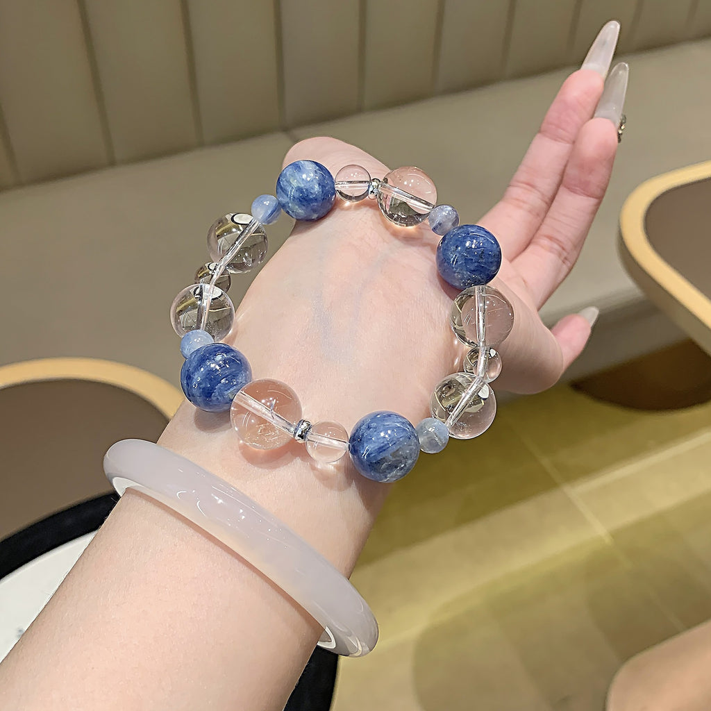 Natural Crystal Bracelet Elegant Fashion Style Fairy-Like Multi-Gemstone Crystal Bracelet Gift for Girlfriend Bracelet