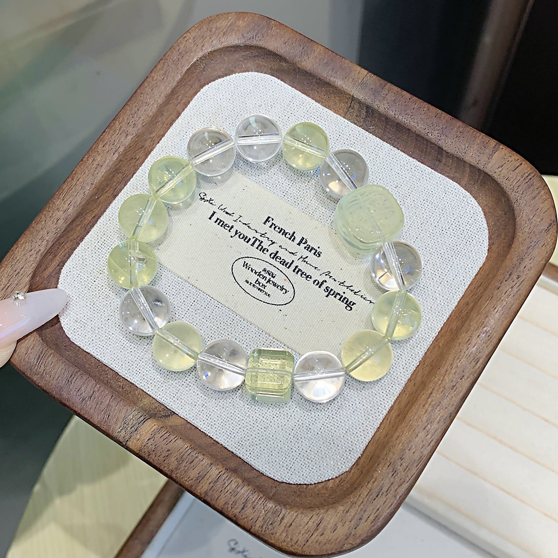 Natural Body Purifying Lemon Quartz White Crystal Bracelet White Crystal Bracelet for Wealth and Prosperity Lemon Crystal Bracelet