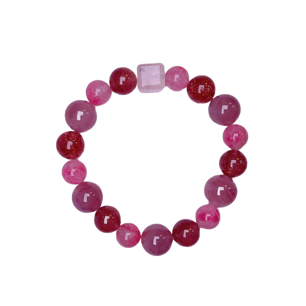 Natural Crystal Bracelet Jewelry diy Natural Crystal Bracelet Hot-Selling Bracelet Jewelry Strawberry Crystal Bracelet