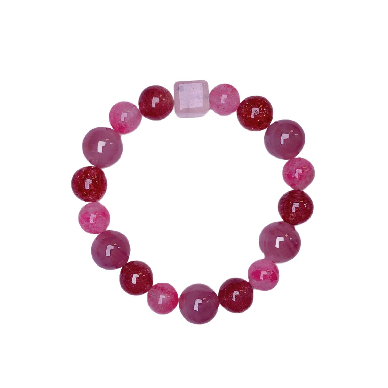 Natural Crystal Bracelet Jewelry diy Natural Crystal Bracelet Hot-Selling Bracelet Jewelry Strawberry Crystal Bracelet