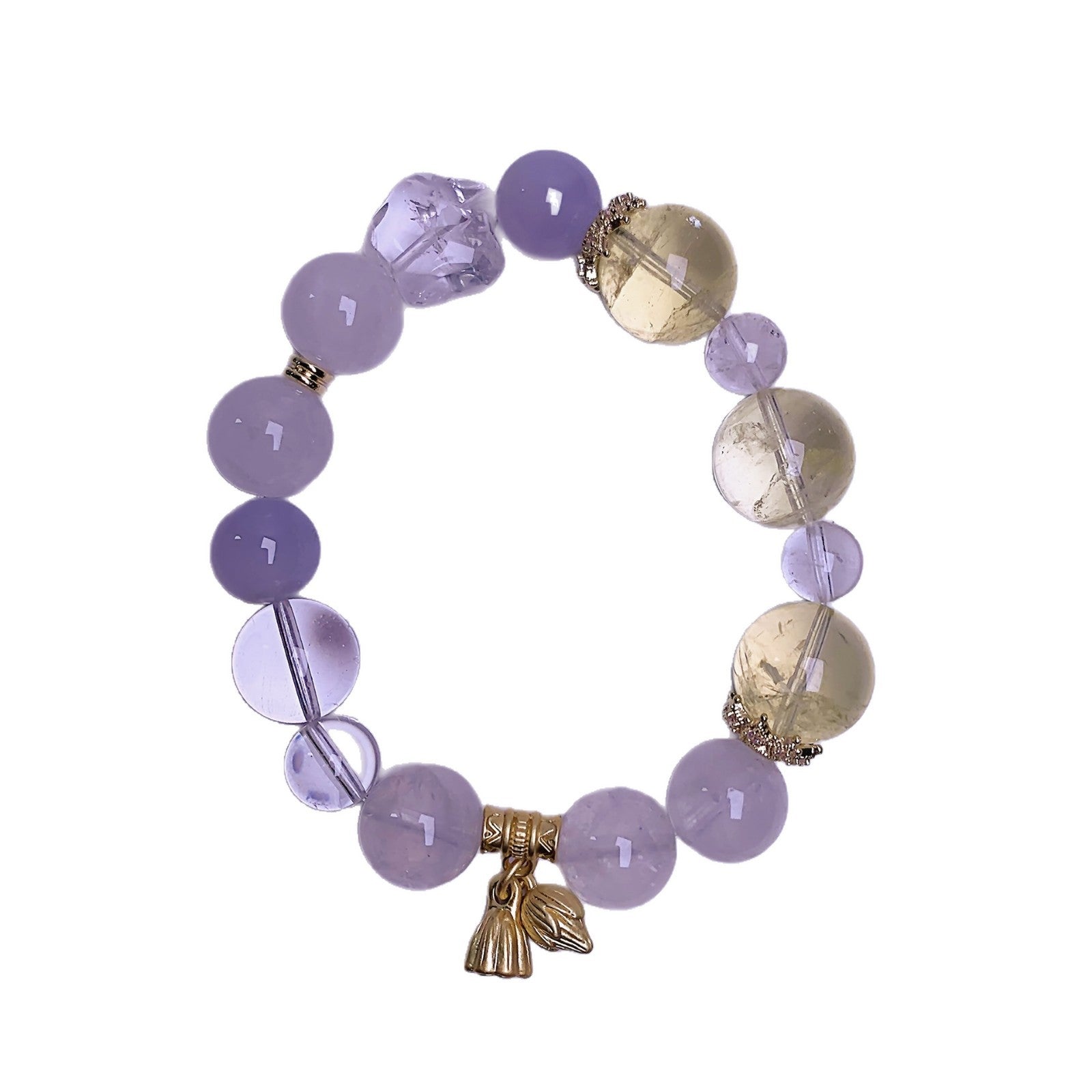 Wholesale Natural Multi-Gemstone Crystal Bracelet Fresh and Fashionable Light Luxury Bracelet Original best-selling crystal bracelet accessory