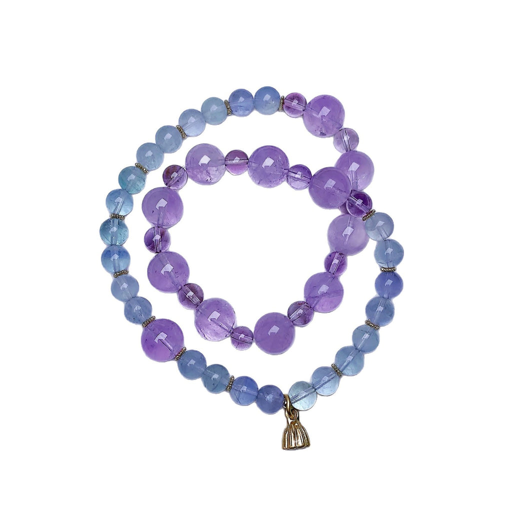 Amethyst Bracelet Jewelry diy Wholesale Artificial Bracelets Natural Crystal Bracelet Hot Item Crystal Bracelet