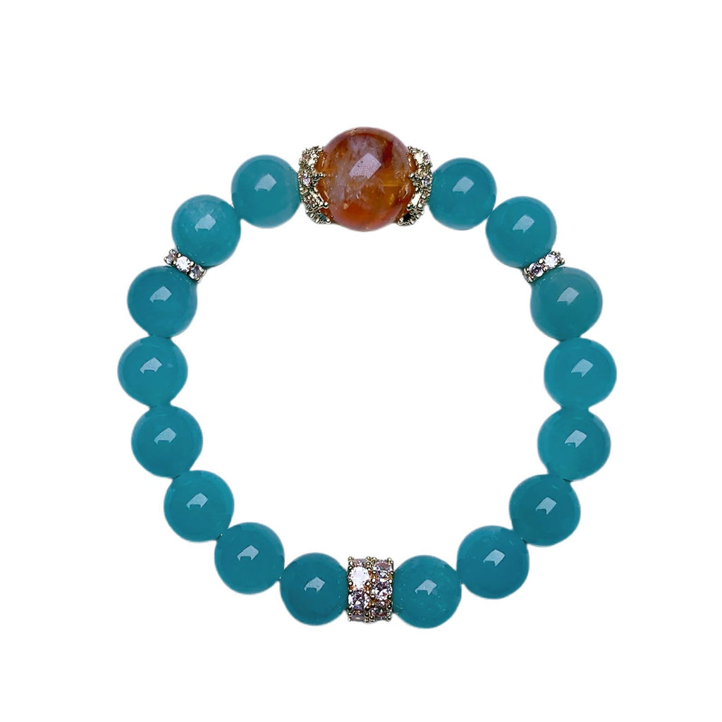 Amazonite Crystal Bracelet diy Wholesale Bracelet Factory Natural Crystal Bracelet Hot Item Crystal Bracelet