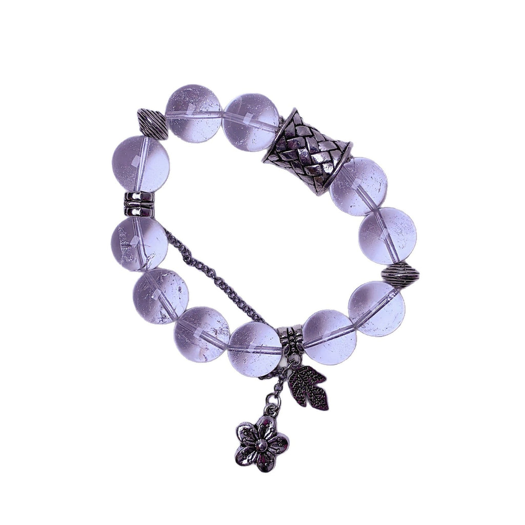 White Crystal Hot-Selling Bracelet Natural Jewelry Crystal Bracelet Cross-Border Exclusive Supply Light Luxury Style High-end Feel Bracelet