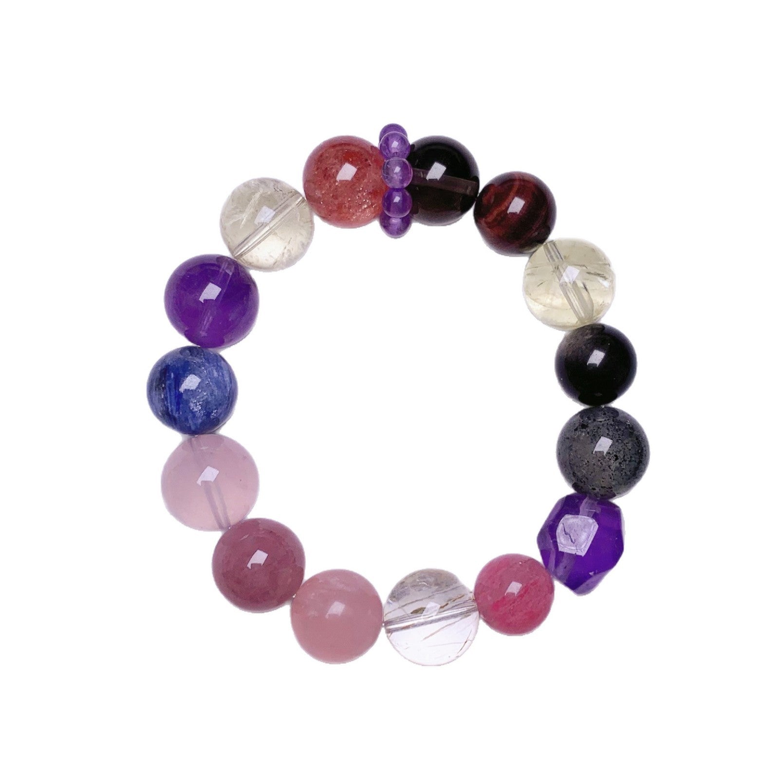 Natural Multi-Gemstone Jewelry Crystal Bracelet Original design niche high-end light luxury bracelet Crystal Bracelet Factory