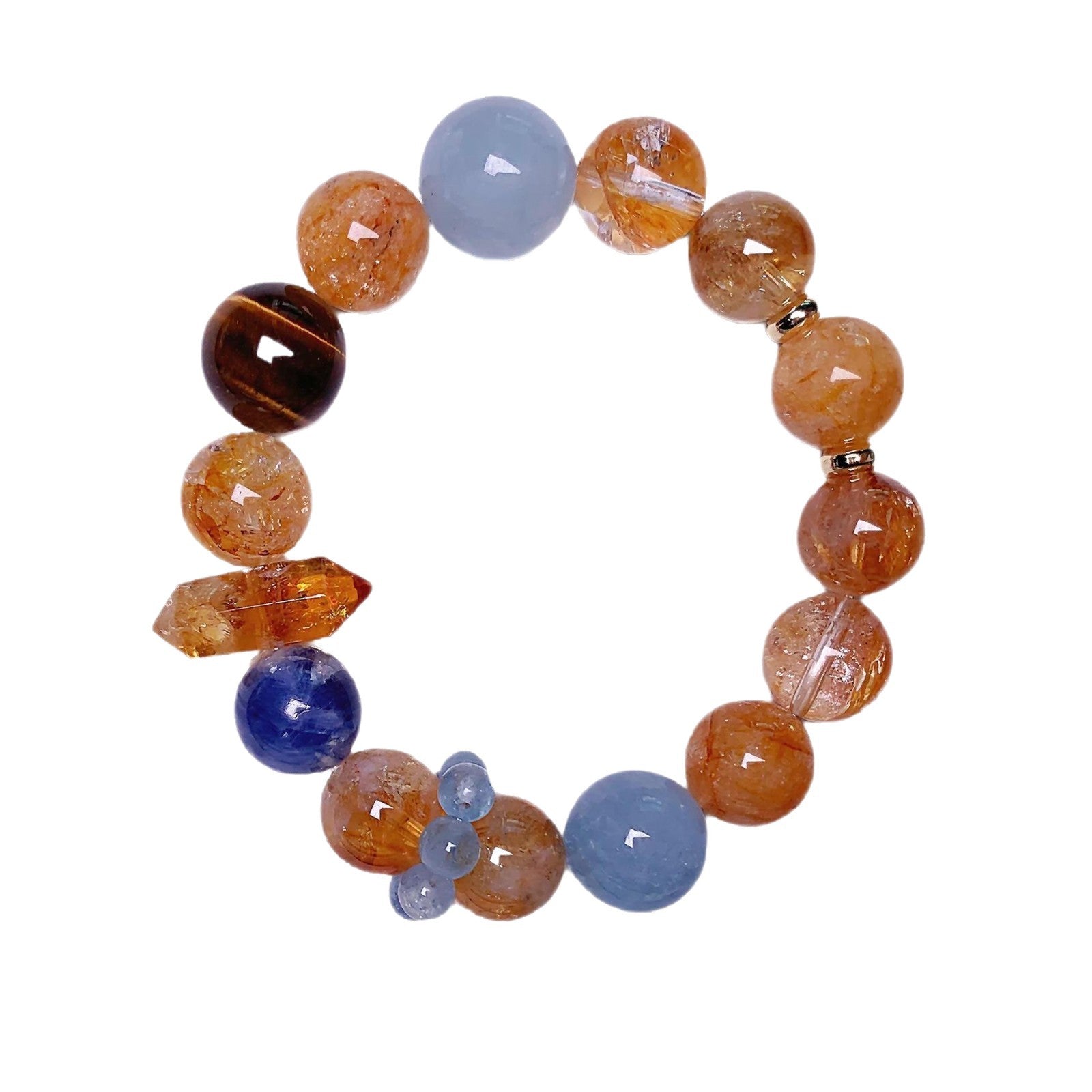 Huangta Jing Natural Crystal Bracelet Chinese Style New Hand Jewelry Hot-selling Natural Crystal Hand Jewelry String