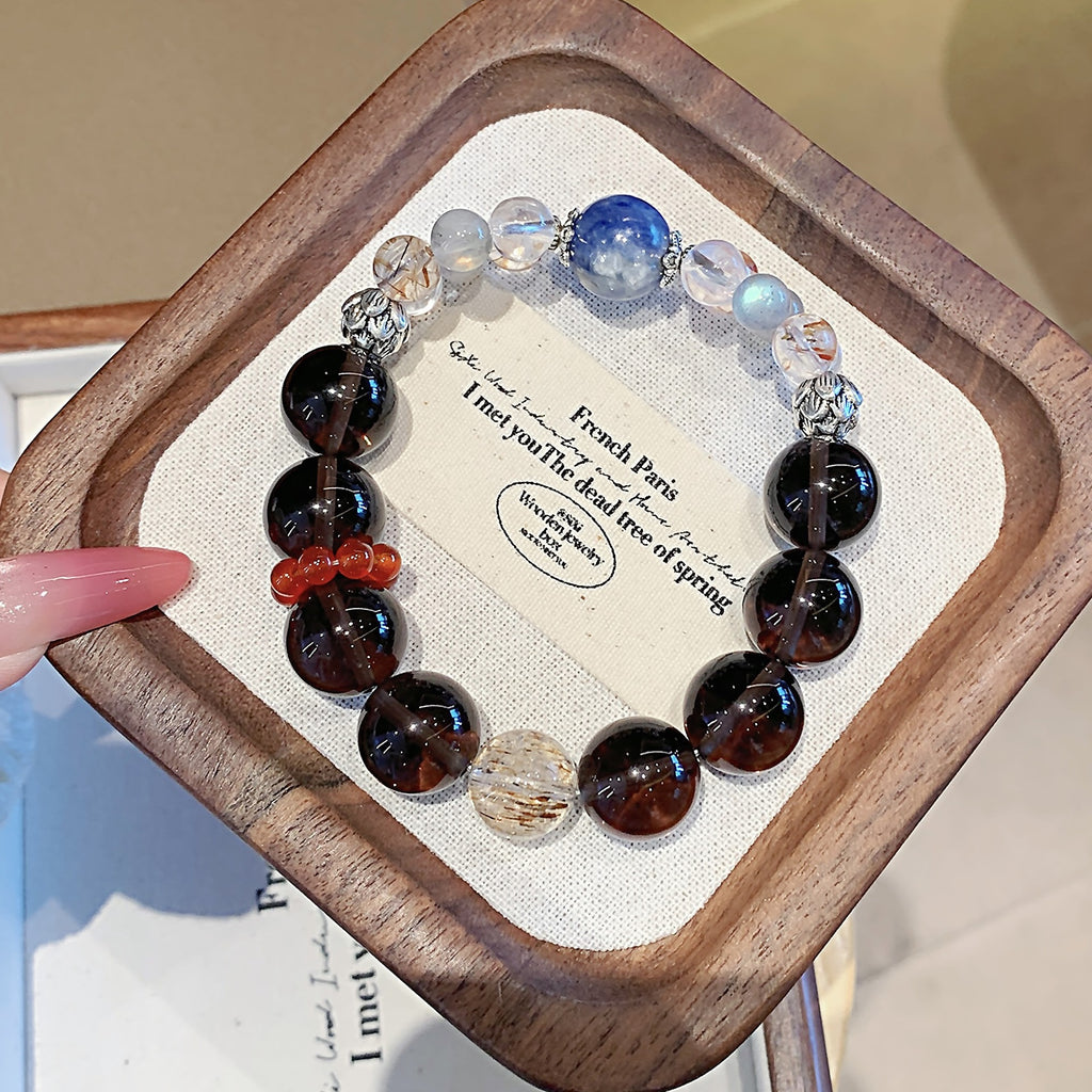 Natural Crystal Bracelet Original Crystal Bracelet bring in wealth and treasure Design New Style Hot-Selling Hand Jewelry diy Crystal Beads