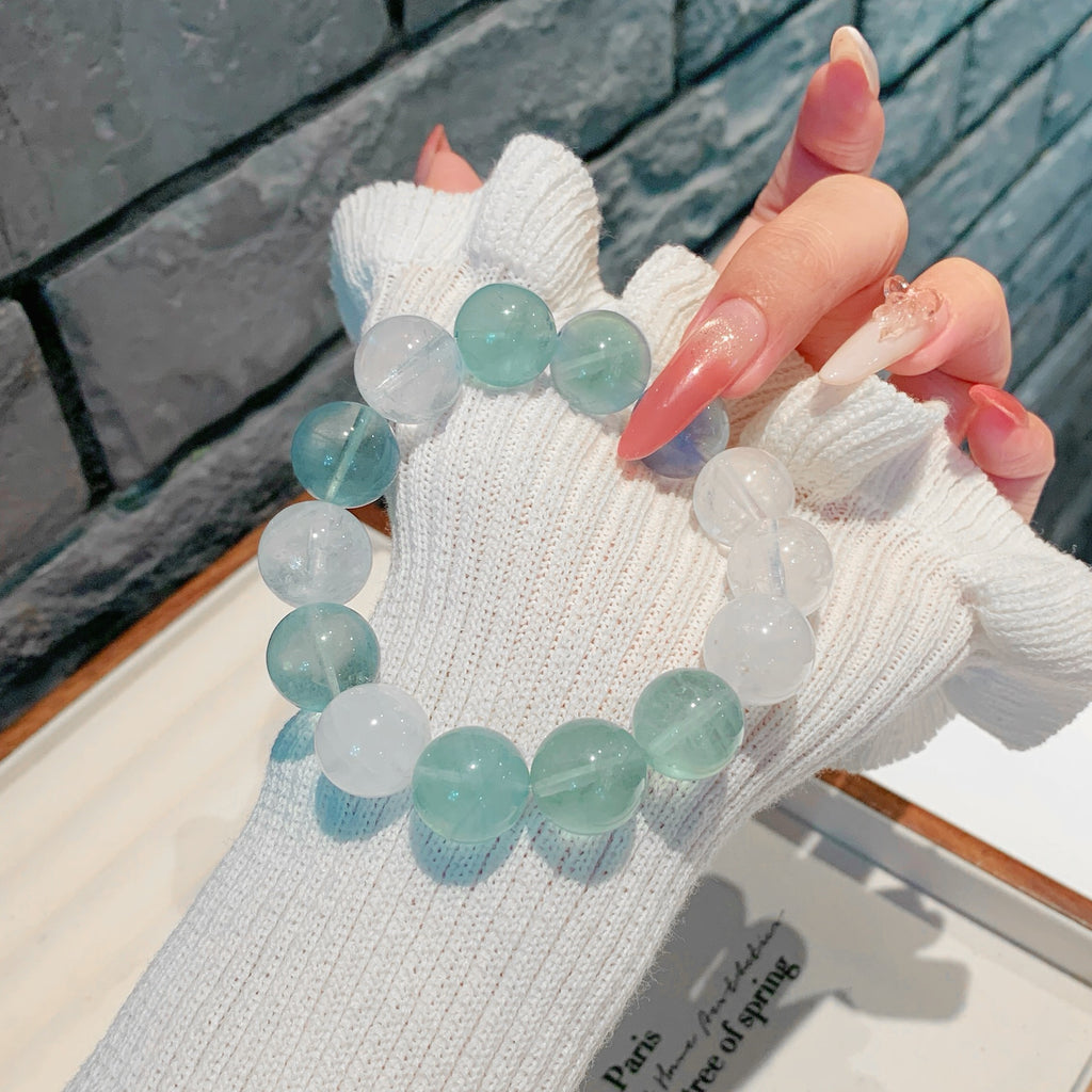 Manufacturer wholesale fashion new handmade crystal bracelets Natural Crystal Combined Bracelet White Ghost Bracelet