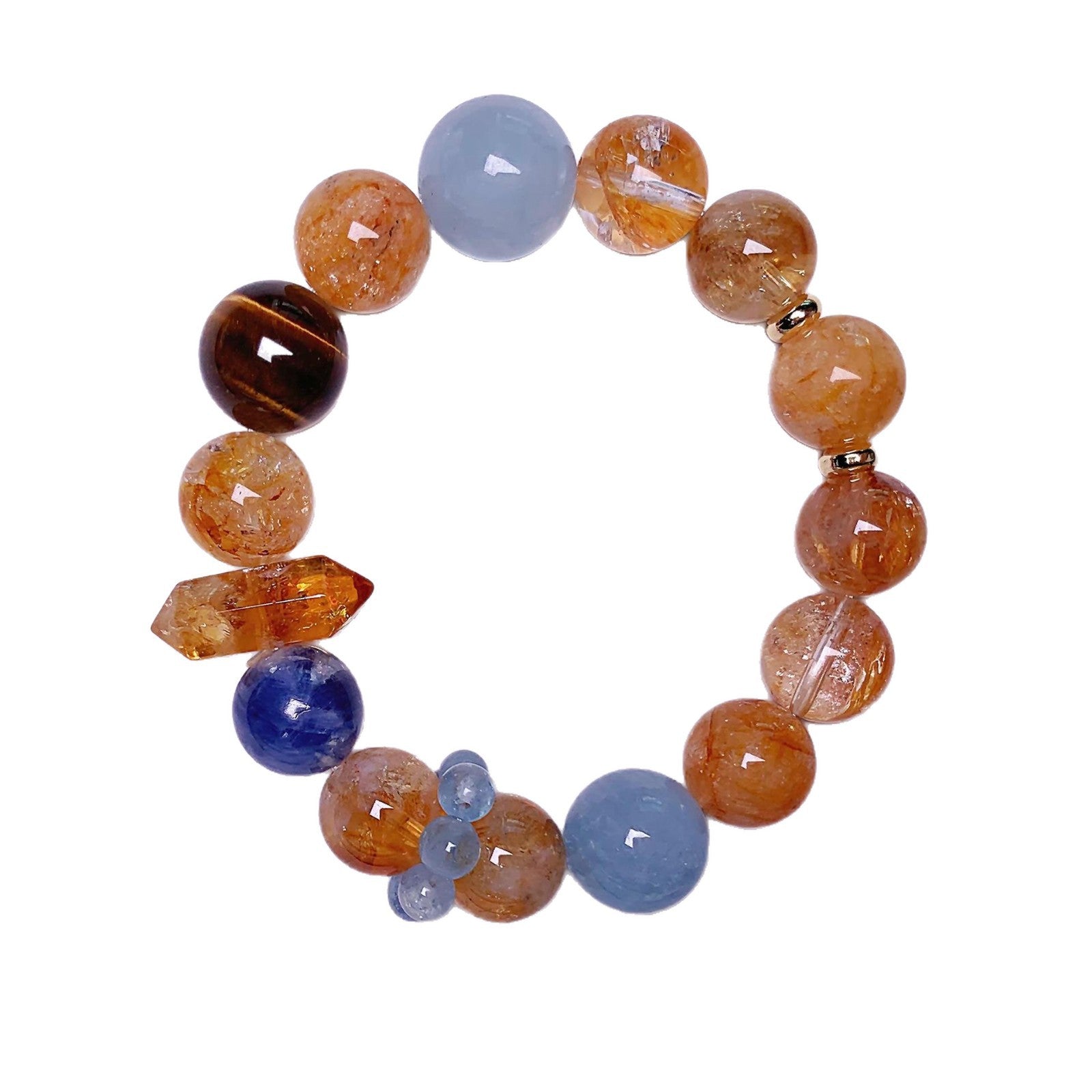 Huangta Jing Natural Crystal Bracelet Chinese Style New Hand Jewelry Hot-selling Natural Crystal Hand Jewelry String