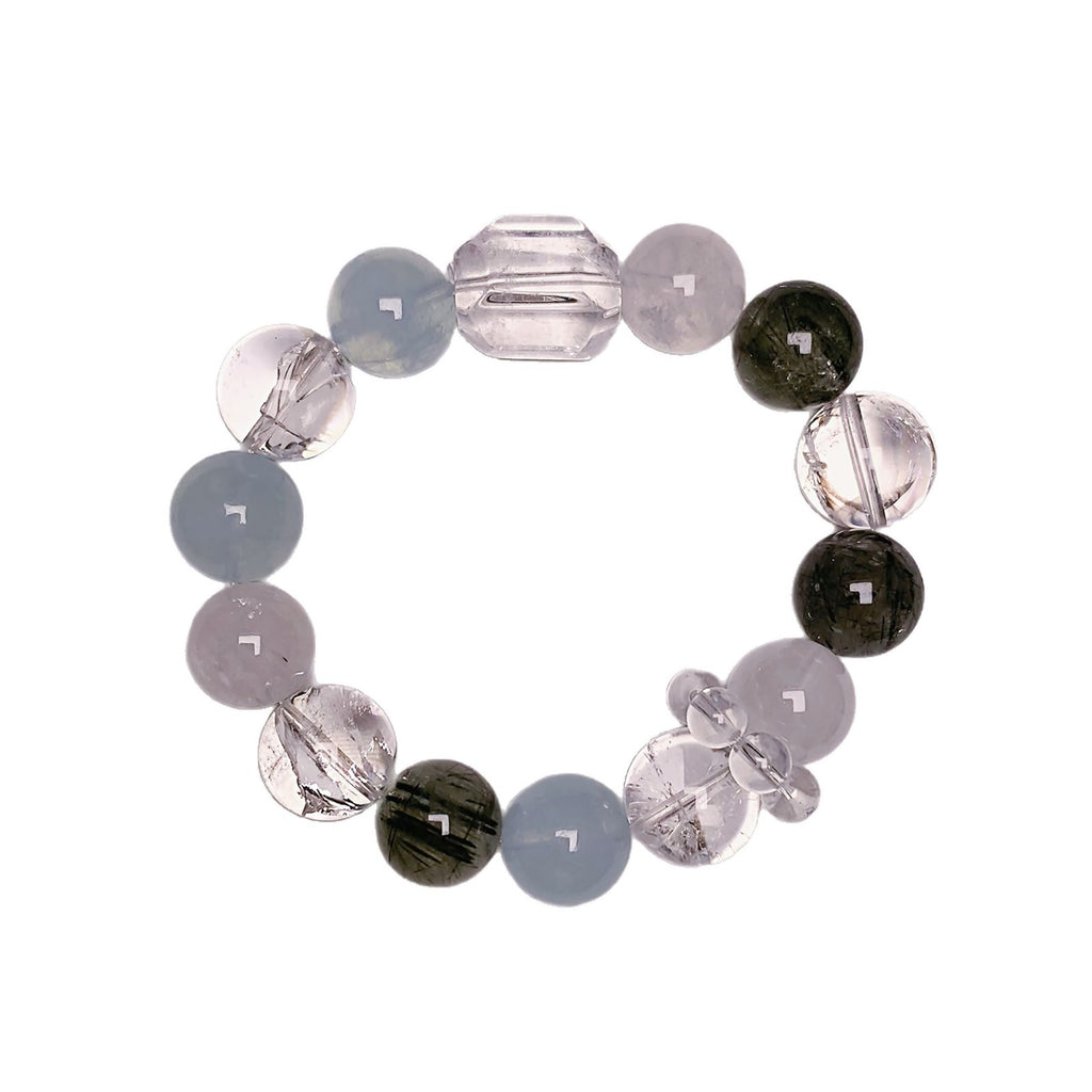 Natural Aquamarine Bracelet Original Design Natural Crystal Bracelet Wholesale Jewelry Accessories Factory Bracelet diy