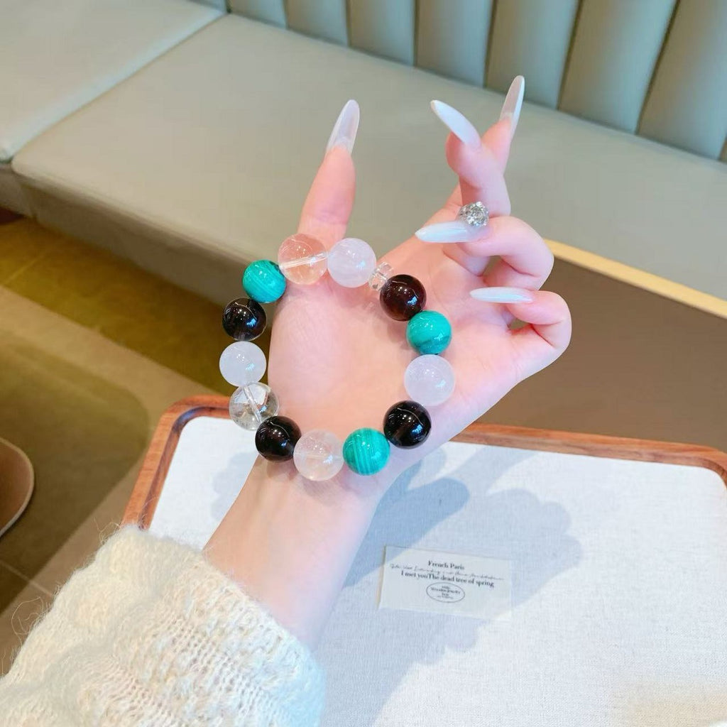 Internet Celebrity Style Crystal Bracelet New style women's single loop bracelet Exquisite bracelet as a birthday gift for girlfriend or best friend
