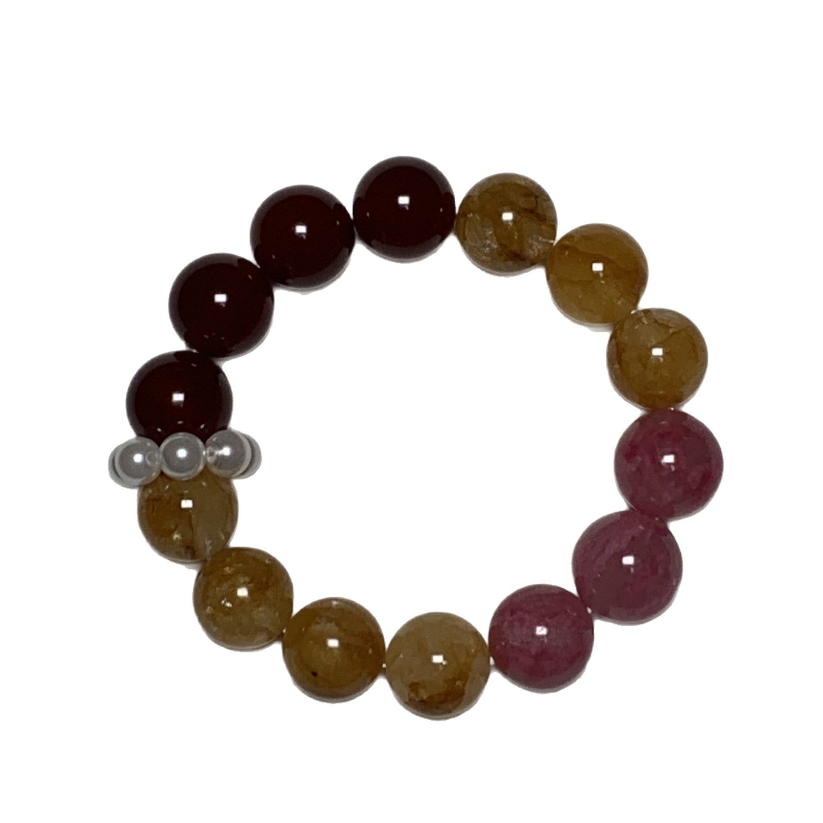 Natural Crystal Large Yellow Gum Flower Bracelet Women's Original Design Large Lacquer Beaded Yellow Gum Flower Crystal Bracelet