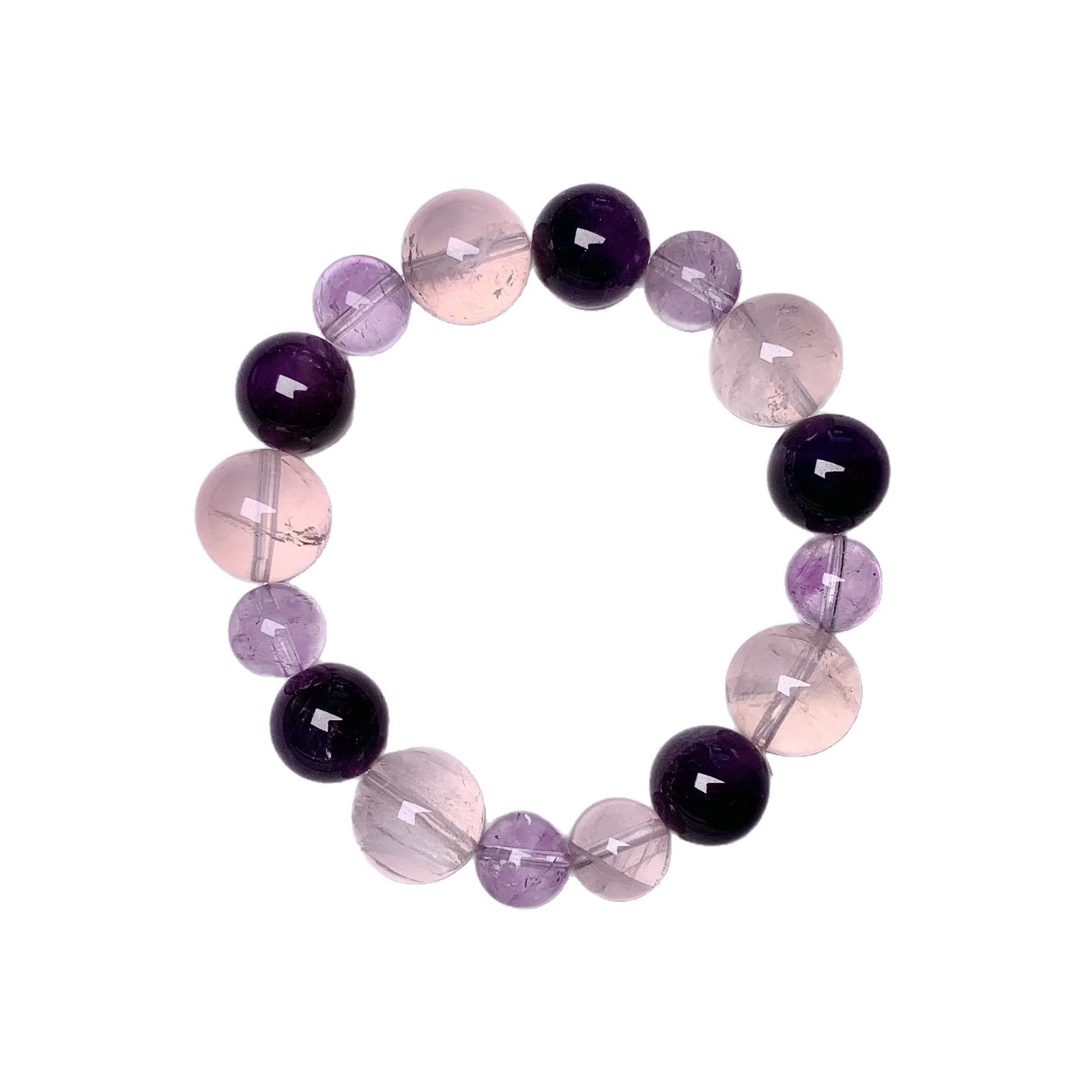 Natural Crystal Bracelet diy Rose Quartz Bracelet Hot-Selling Jewelry Original Design Lucky Bracelet Amethyst Bracelet