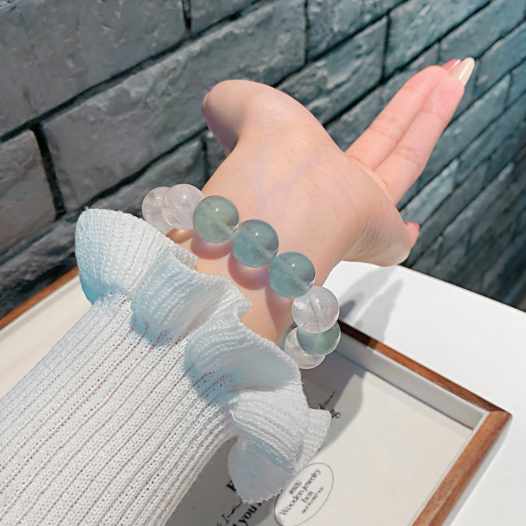 Manufacturer wholesale fashion new handmade crystal bracelets Natural Crystal Combined Bracelet White Ghost Bracelet