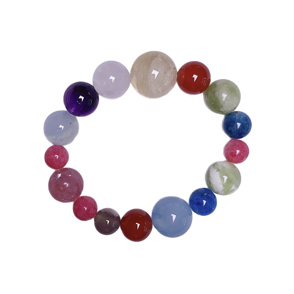 Sweet and Fresh Colorful Beaded Bracelet diy Handmade Beaded Niche Bracelet Xiuyu Natural Crystal Bracelet