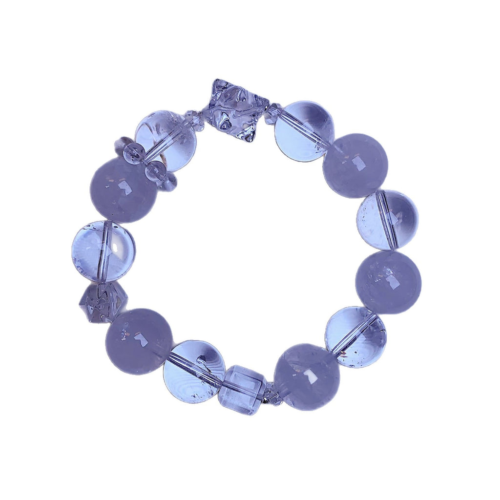 Natural White Crystal Bracelet White Crystal Lucky Bracelet Unique Design Gift Jewelry Crystal Bracelet