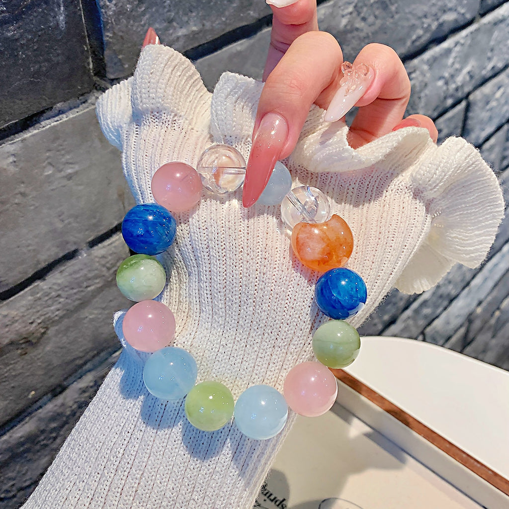 Rose Quartz Jewelry Bracelet Natural Multi-Gemstone Crystal Bracelet Popular Hand Accessory Cross-Border Exclusive Jewelry Factory Crystal Chain