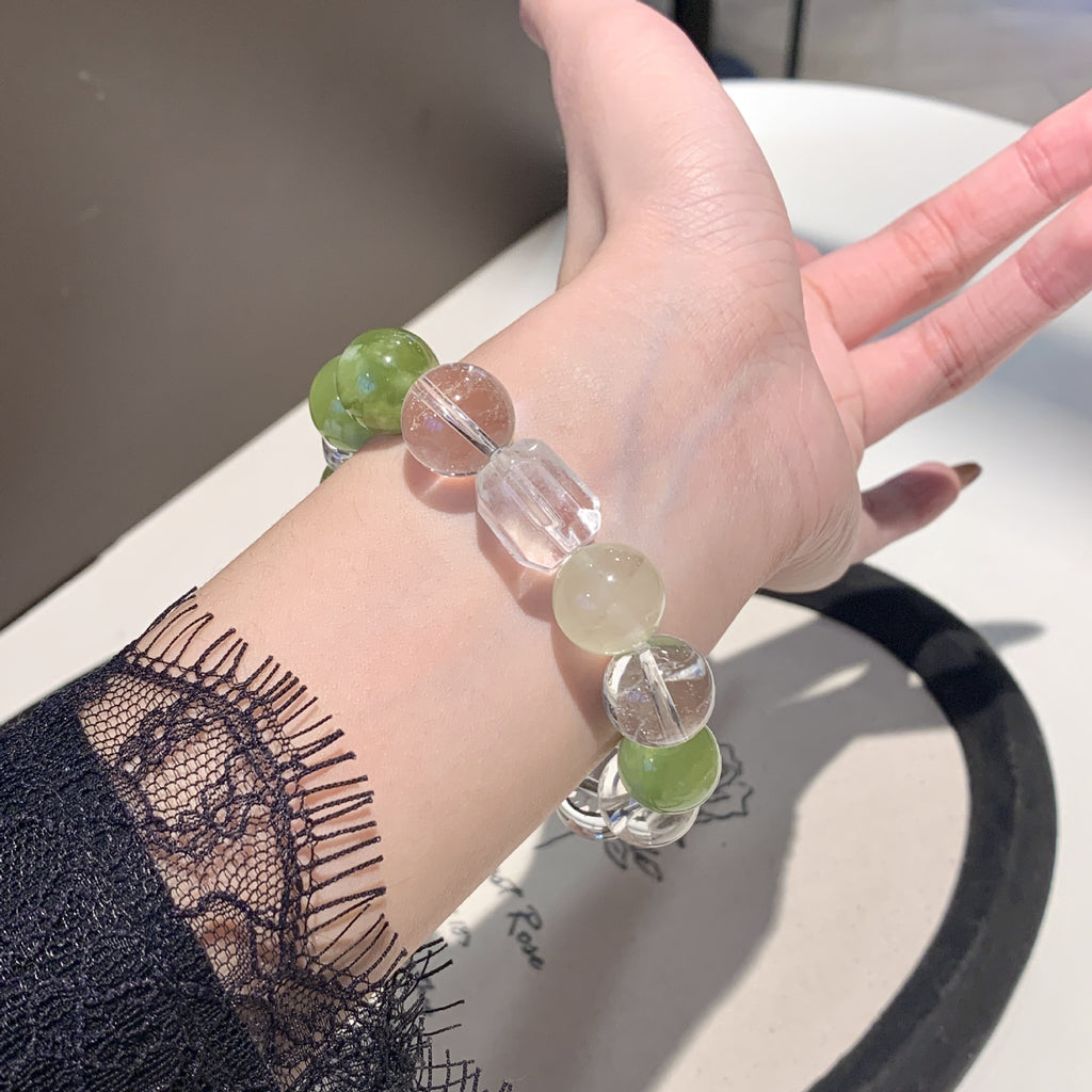 Natural Crystal Bracelet Cross-border Hot-Selling Jewelry Original Design New Bracelet Xiuyu Natural Crystal Bracelet