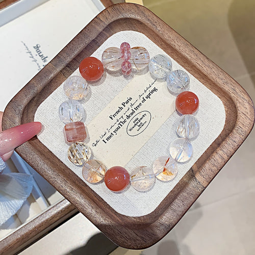 Black Gold Super Seven Jewelry Crystal Bracelet Natural Crystal Hot-Selling Hand Jewelry diy Original Design Crystal Bracelet