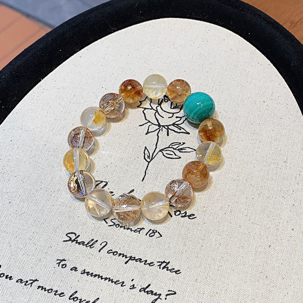 Natural Crystal Multi-Gemstone Bracelet Original design fashionable high-end crystal chain Ketang Crystal Bracelet Factory